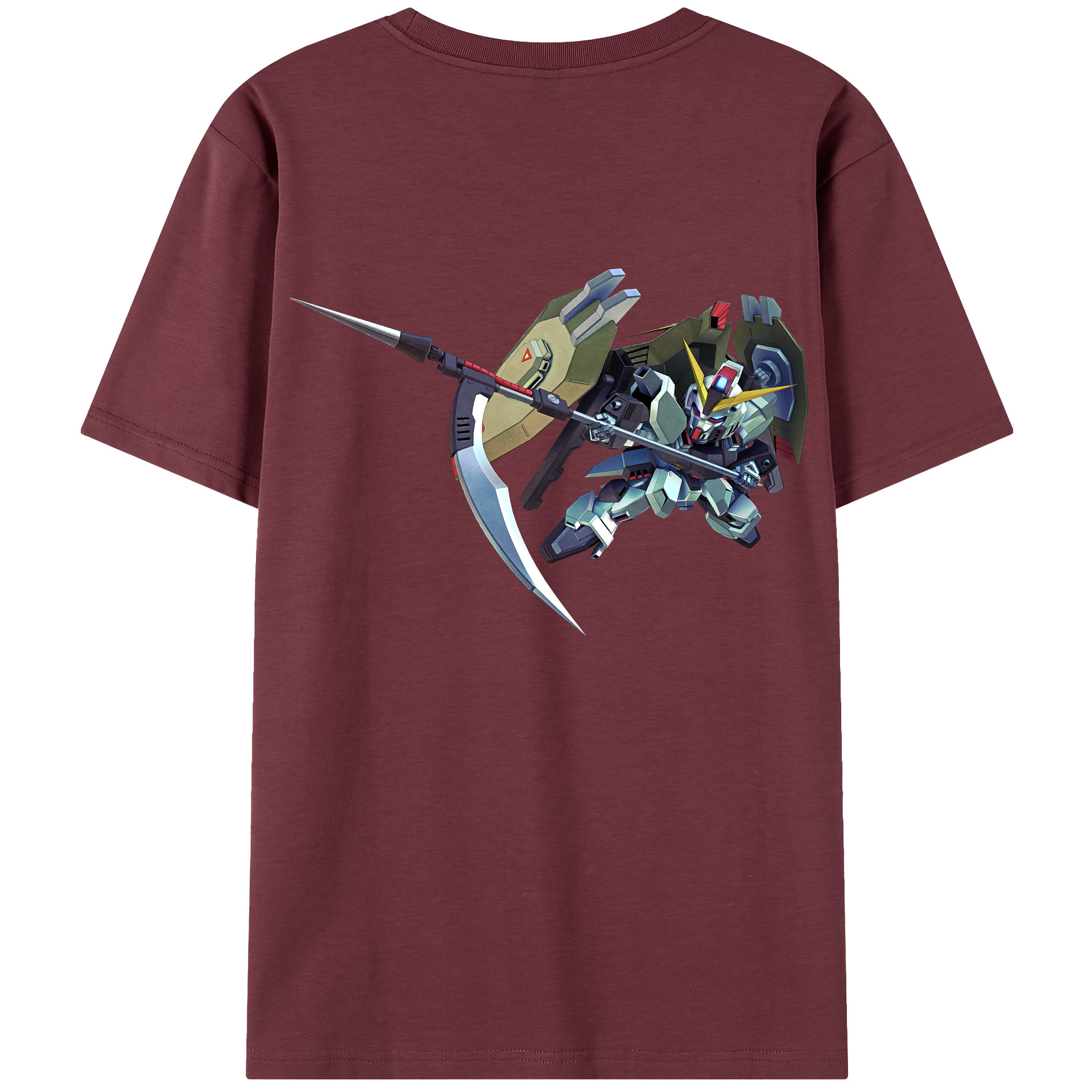 （画像用） 機動戦士ガンダム Mobile Suit Gundam 綿100％半袖Tシャツ（背面プリント）